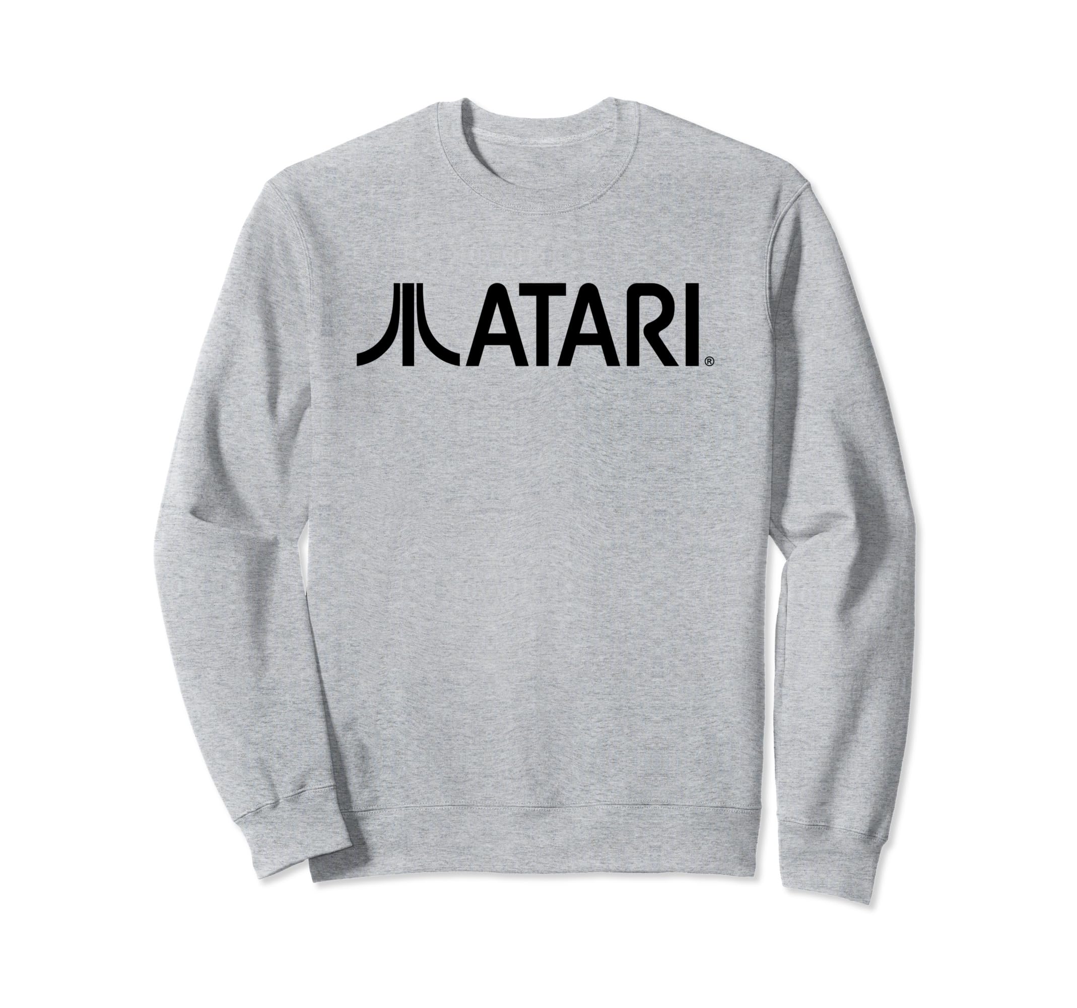 Atari Gaming Logo Black Arcade Fun Sweatshirt - Graphic Print for Adults - T-Shirt, Sweatshirt, Hoodie