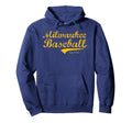 Milwaukee Wisconsin Baseball Fan Hoodie - Minimalist Print Men Women - T-Shirt, Sweatshirt, Hoodie