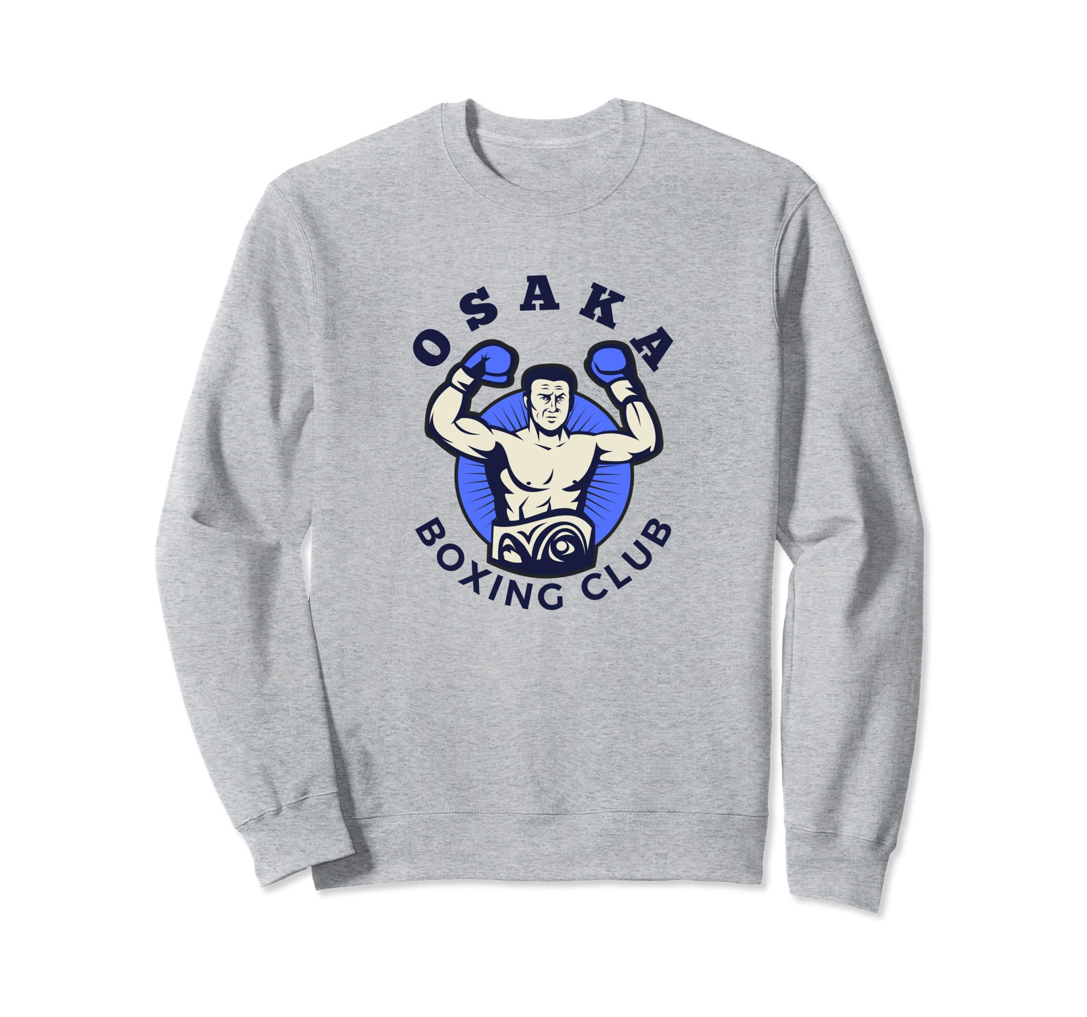 Osaka Boxing Club Distressed Boxer Sweatshirt - Novelty Apparel Men Women - T-Shirt, Sweatshirt, Hoodie