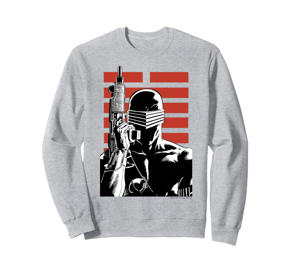 G I Joe Snake Eyes Red Stripe Sweatshirt - Fun Novelty Design Men Women - T-Shirt, Sweatshirt, Hoodie