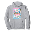 Digital Ramen Bowl Surfing Japanese Waves Hoodie - Streetwear Style Unisex - T-Shirt, Sweatshirt, Hoodie