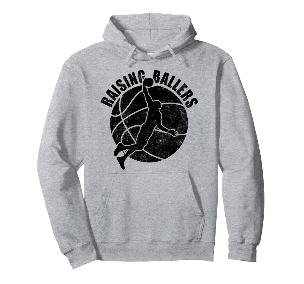 Raising Ballers Basketball Player Hoodie - Aesthetic Graphic Unisex - T-Shirt, Sweatshirt, Hoodie
