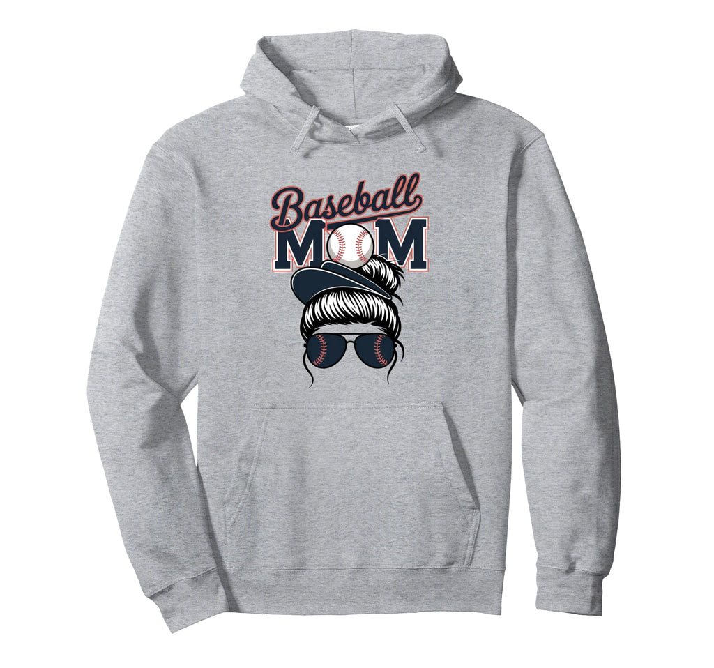 American Baseball Mom Mama Hoodie - Aesthetic Graphic for Adults - T-Shirt, Sweatshirt, Hoodie