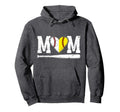 Softball Baseball Mom Baseball Softball Hoodie - Graphic Print for Adults - T-Shirt, Sweatshirt, Hoodie
