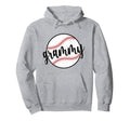 Proud Baseball Grammy Grandma Baseball Hoodie - Novelty Apparel Unisex - T-Shirt, Sweatshirt, Hoodie