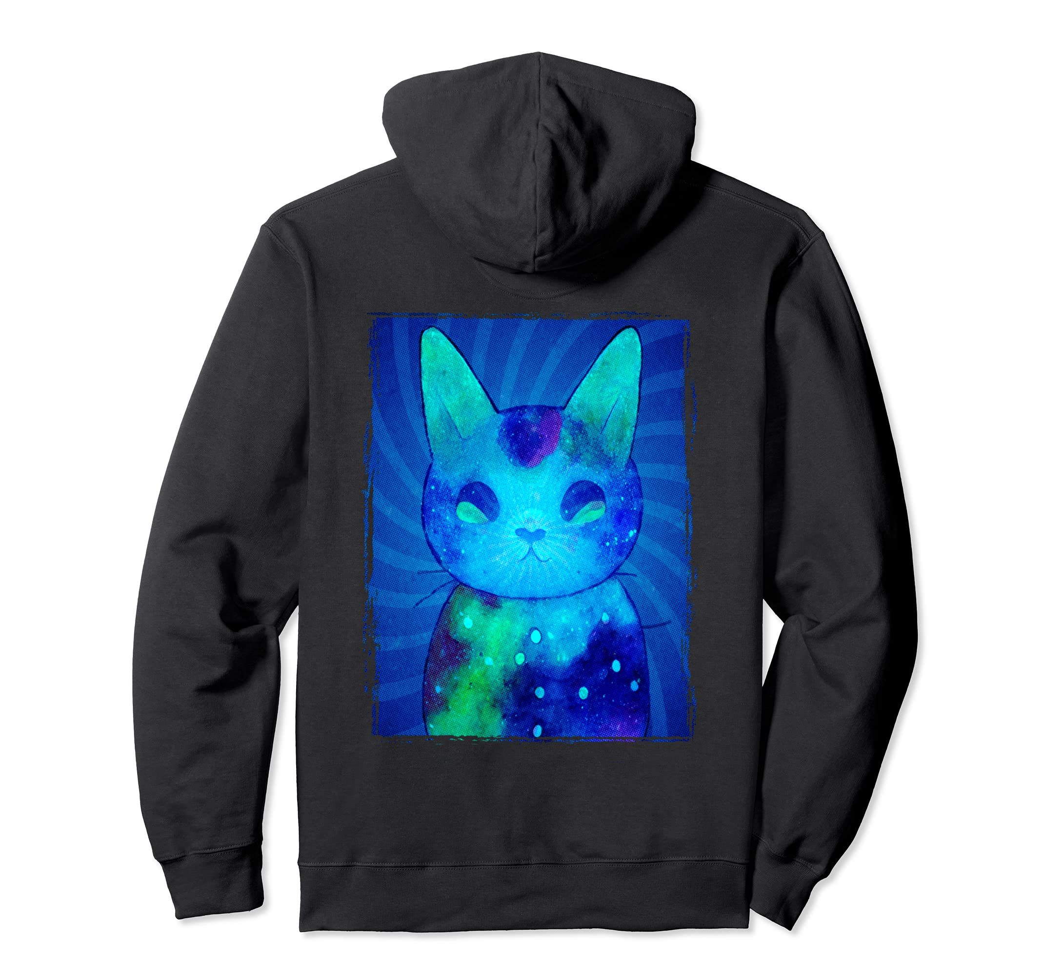 Celestial Cat Boho Mystical Cat And Hoodie - Minimalist Print Men Women - T-Shirt, Sweatshirt, Hoodie