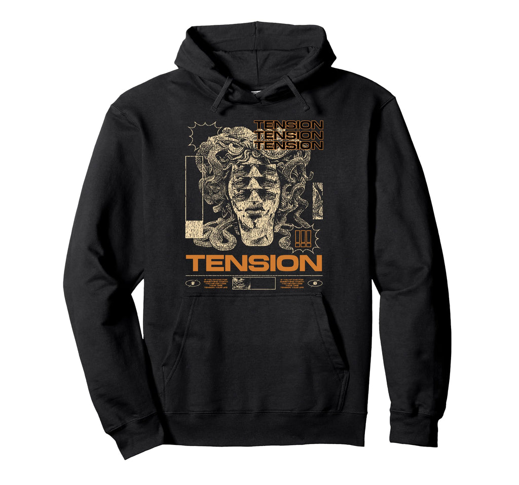 Y2K Medusa Bold Urban Graffiti Hoodie - Streetwear Style Men Women - T-Shirt, Sweatshirt, Hoodie