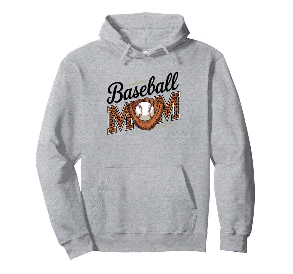 American Baseball Mom Mama Hoodie - Unique Graphic Men Women - T-Shirt, Sweatshirt, Hoodie