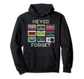 Never Forget Cassette Tapes 80S Hoodie - Fun Novelty Design Men Women - T-Shirt, Sweatshirt, Hoodie