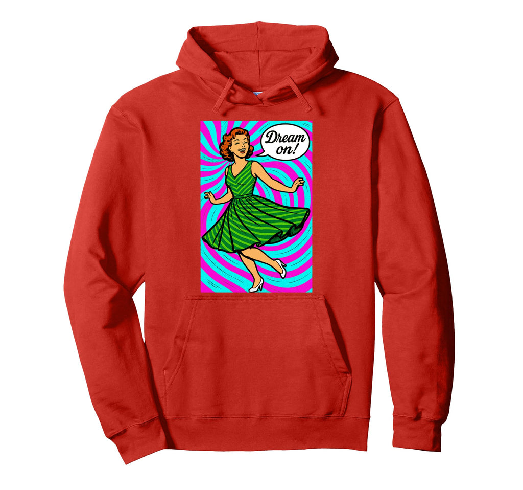 Psychedelic Pop Art 50S 60S Nostalgia Hoodie - Aesthetic Graphic Unisex - T-Shirt, Sweatshirt, Hoodie