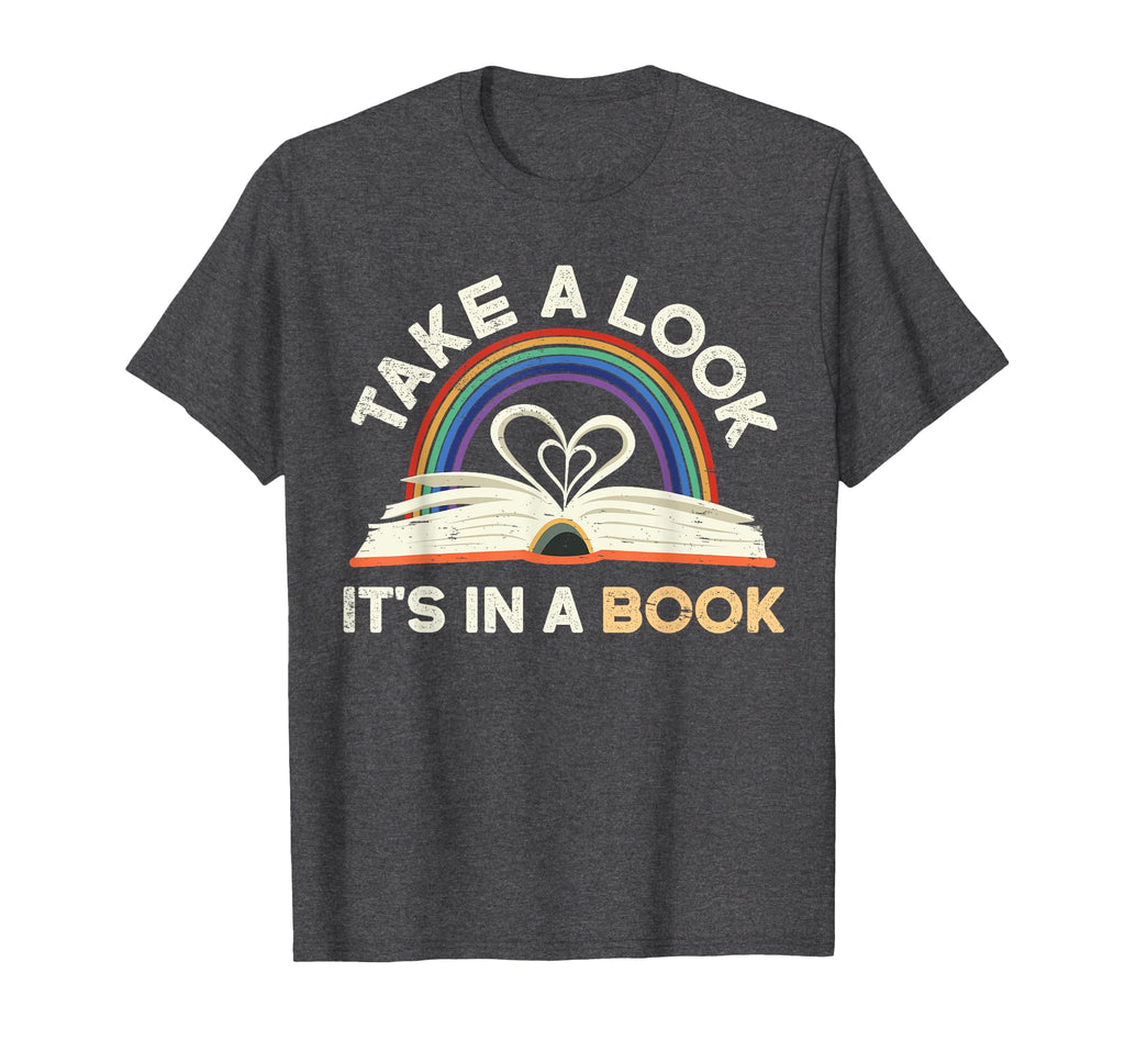 Take Its Book Reading Rainbow T-Shirt - Custom Art Print for Adults - T-Shirt, Sweatshirt, Hoodie