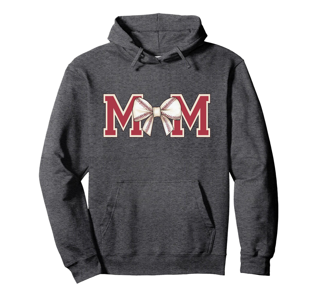 Baseball Softball Mom Matching Hoodie - Minimalist Print Men Women - T-Shirt, Sweatshirt, Hoodie