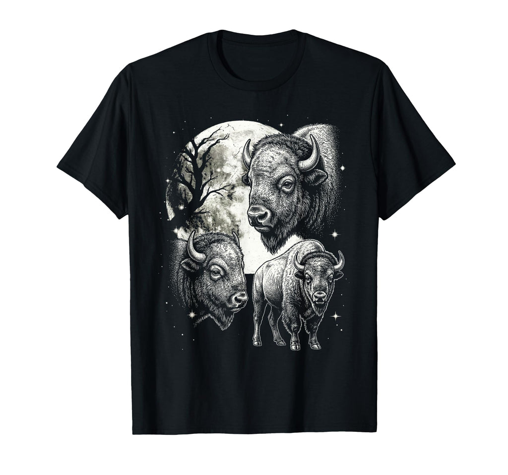Bison 90S Aesthetic Y2K Buffalo Bison T-Shirt - Novelty Apparel Unisex - T-Shirt, Sweatshirt, Hoodie