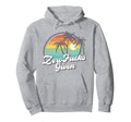 Zero Fucks Given Sunset Palm Trees Funny Hoodie - Graphic Print Men Women - T-Shirt, Sweatshirt, Hoodie