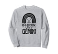 Its Because Im Gemini Sign Sweatshirt - Novelty Apparel for Adults - T-Shirt, Sweatshirt, Hoodie