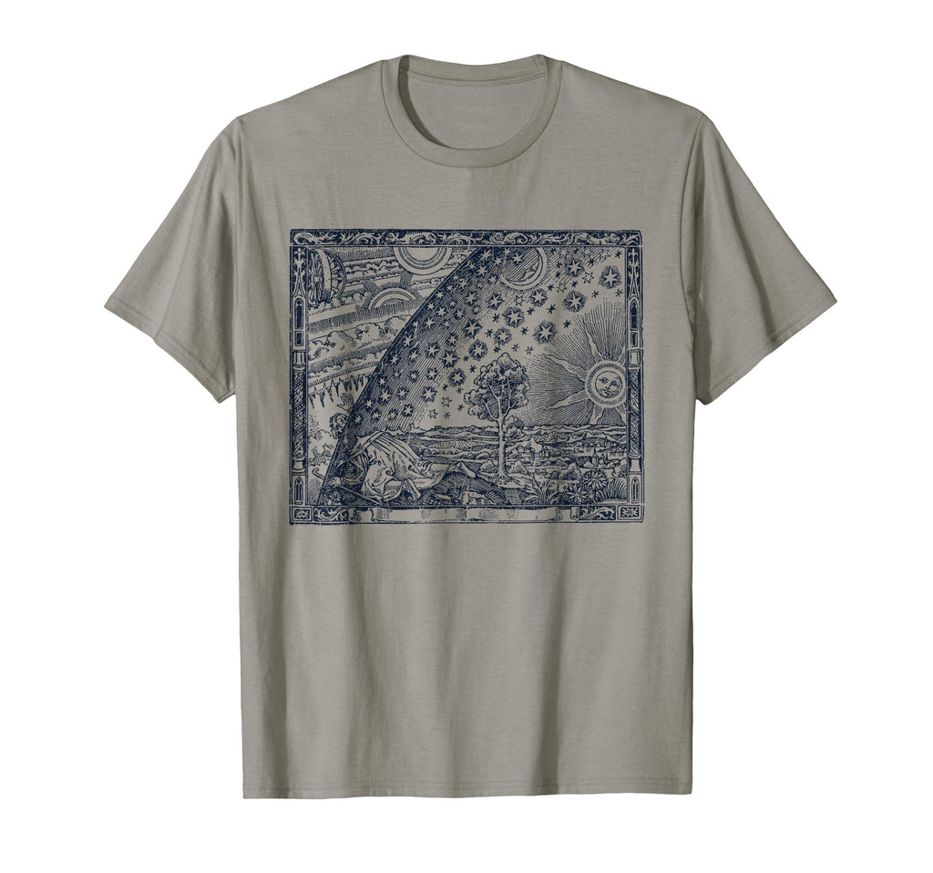 Flammarion Engraving Illustration T-Shirt - Unique Graphic Unisex - T-Shirt, Sweatshirt, Hoodie