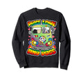 Peace Love And Dogs Hippie Beatnik Sweatshirt - Streetwear Style Men Women - T-Shirt, Sweatshirt, Hoodie