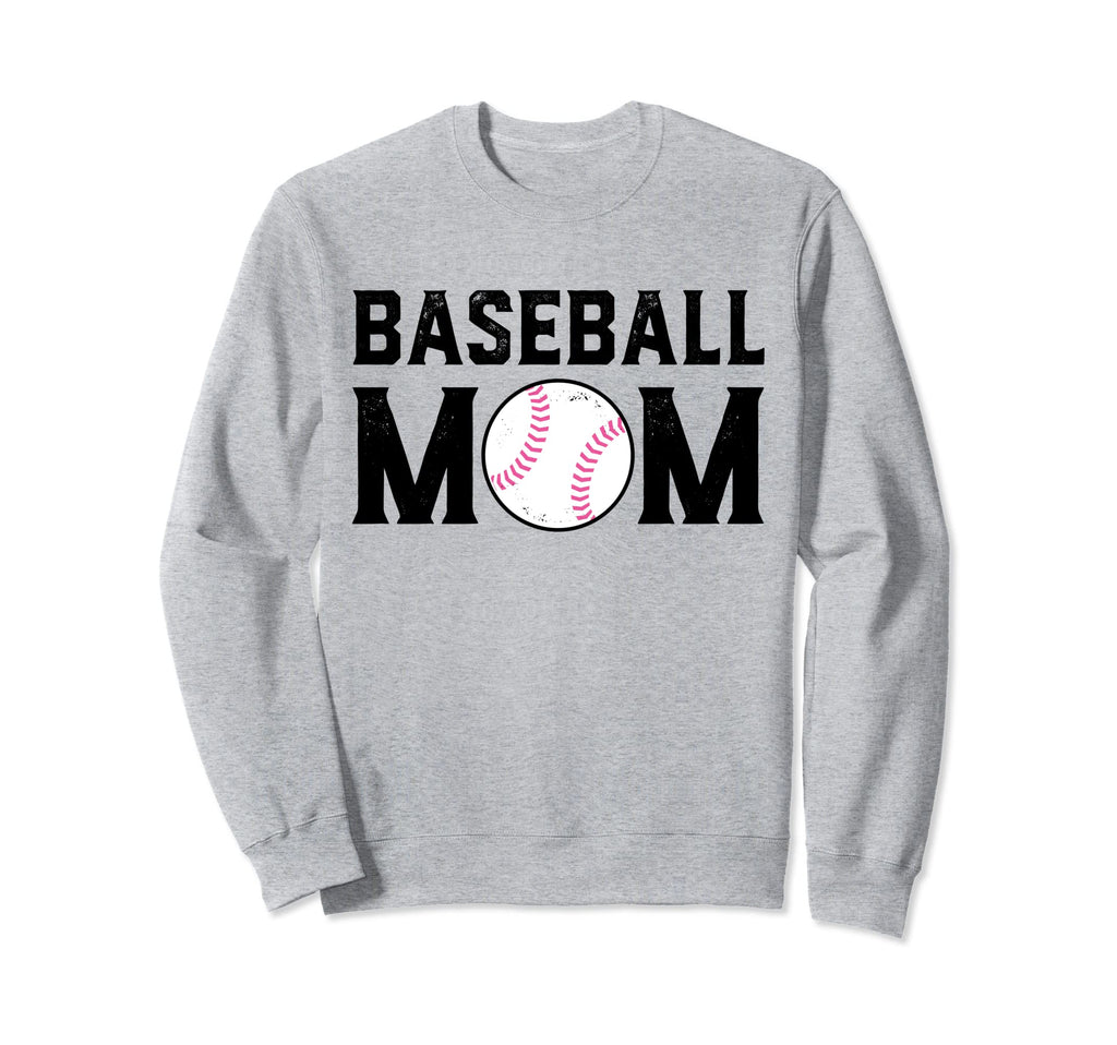 Baseball Mom Mommy Mama Mothers Sweatshirt - Novelty Apparel for Adults - T-Shirt, Sweatshirt, Hoodie