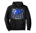 Cheer Mom Blue Cheerleader Game Hoodie - Casual Everyday Wear for Adults - T-Shirt, Sweatshirt, Hoodie