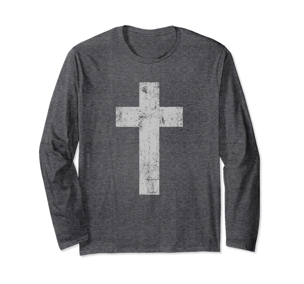 Distressed Grunge Cross Gift T-Shirt - Custom Art Print Men Women - T-Shirt, Sweatshirt, Hoodie