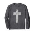 Distressed Grunge Cross Gift T-Shirt - Custom Art Print Men Women - T-Shirt, Sweatshirt, Hoodie
