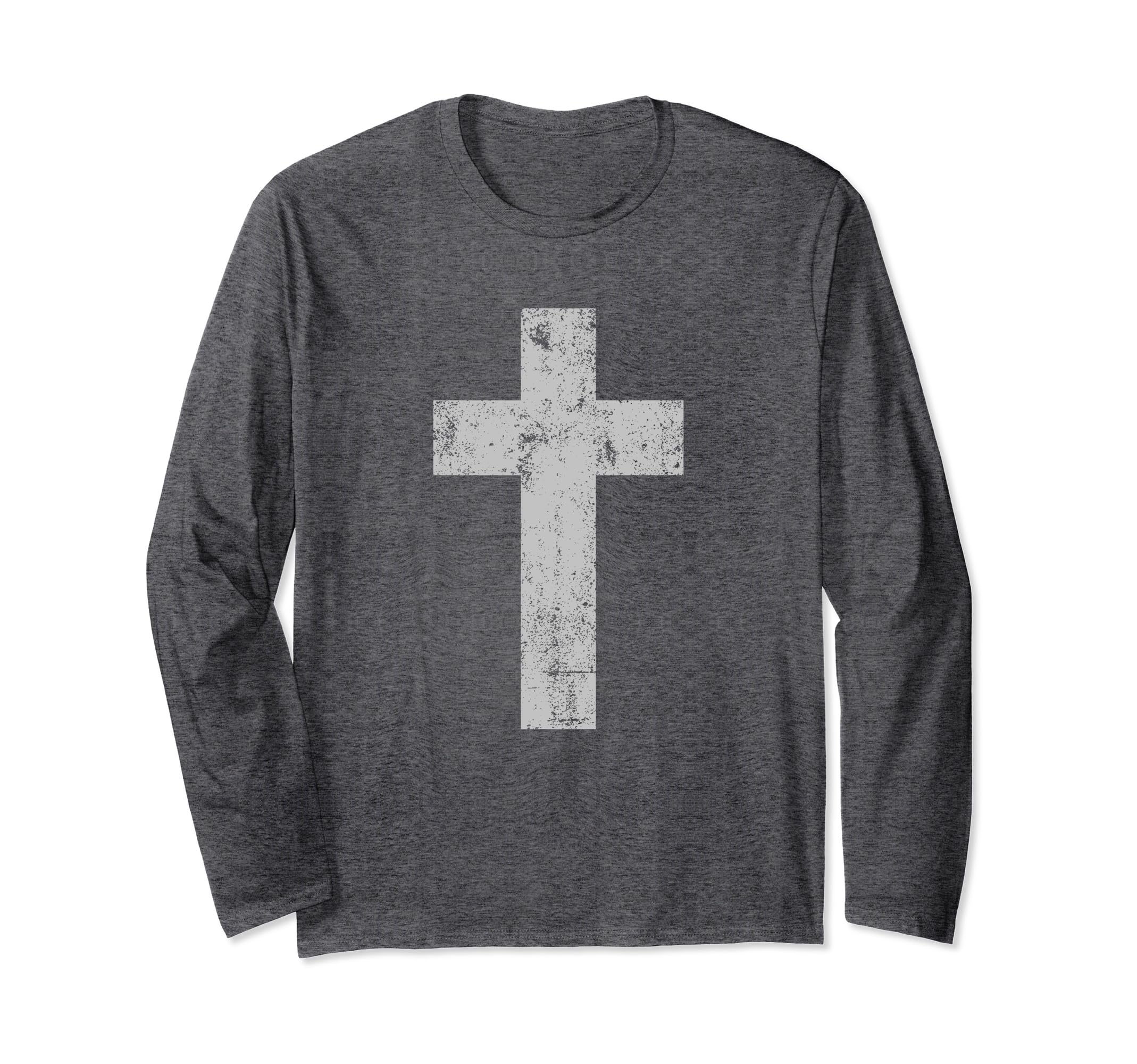 Distressed Grunge Cross Gift T-Shirt - Custom Art Print Men Women - T-Shirt, Sweatshirt, Hoodie