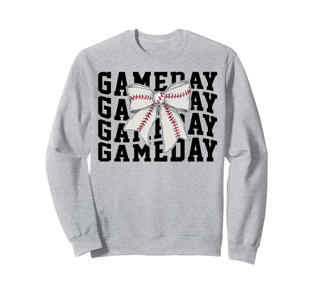 Game Day Baseball Lover Trendy Sweatshirt - Casual Everyday Wear Men Women - T-Shirt, Sweatshirt, Hoodie