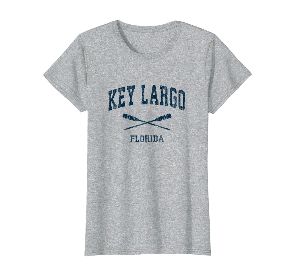 Key Largo Florida Nautical Paddles T-Shirt - Custom Art Print Men Women - T-Shirt, Sweatshirt, Hoodie