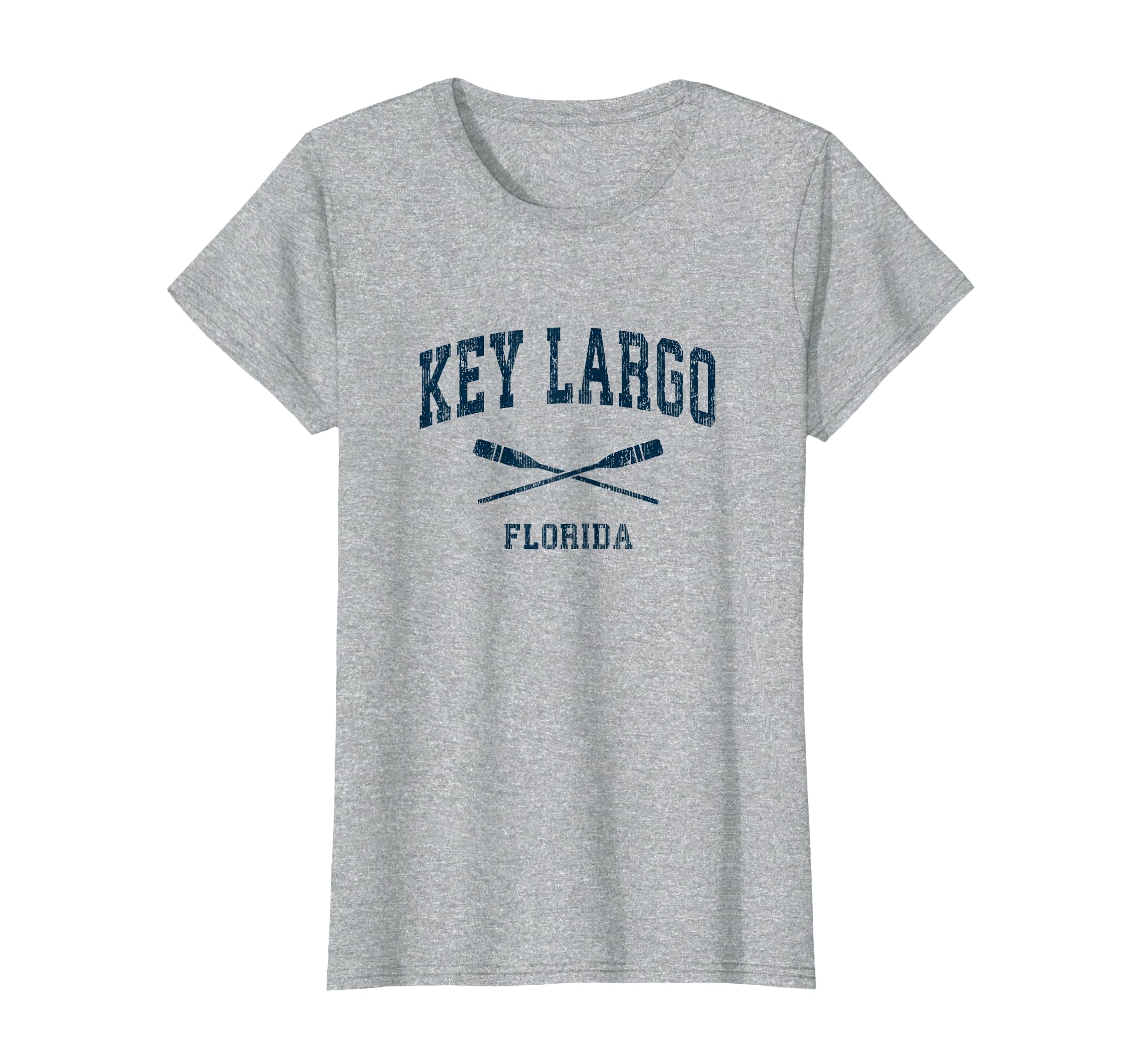 Key Largo Florida Nautical Paddles T-Shirt - Custom Art Print Men Women - T-Shirt, Sweatshirt, Hoodie