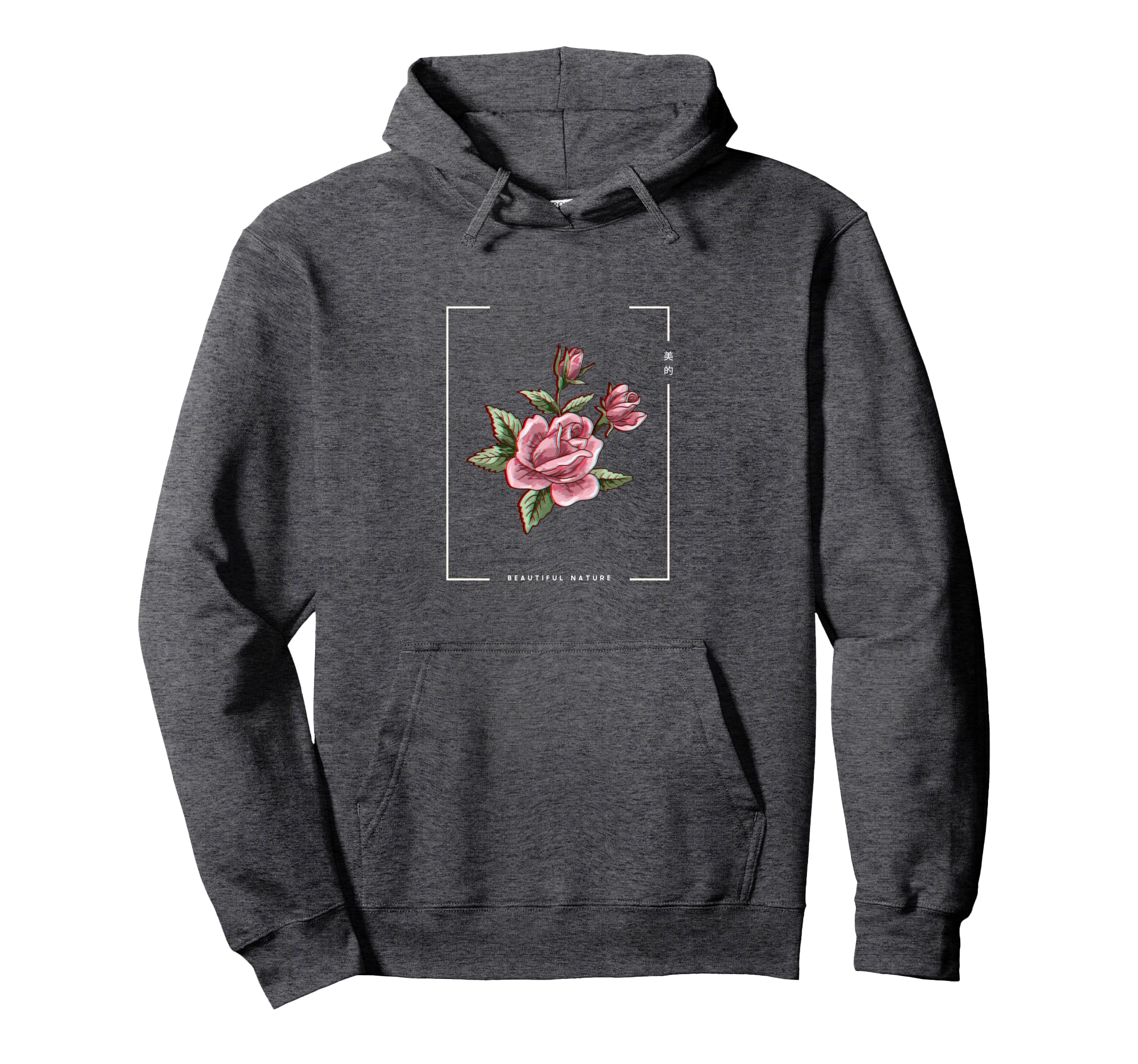 Japanese Aesthetic Vaporwave Nature Hoodie - Custom Art Print Unisex - T-Shirt, Sweatshirt, Hoodie