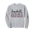 American Baseball Mama Typography Sweatshirt - Aesthetic Graphic Men Women - T-Shirt, Sweatshirt, Hoodie