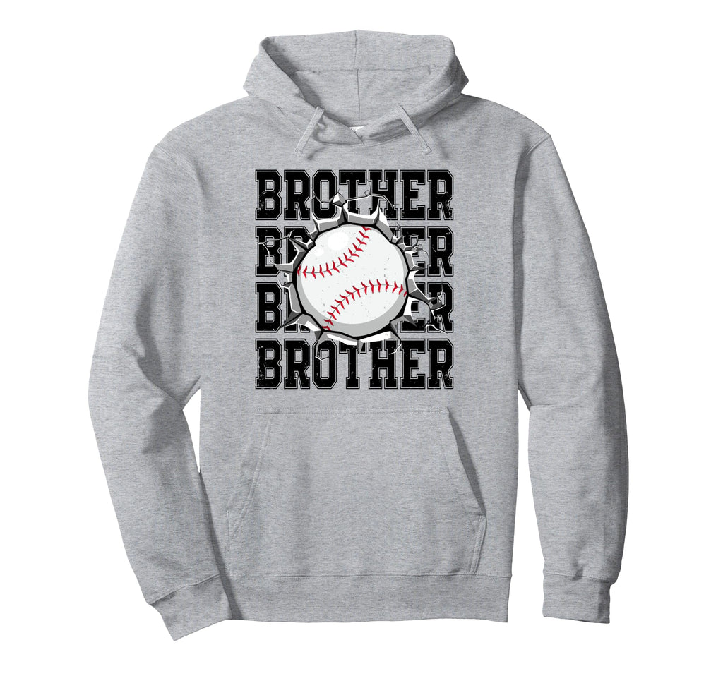 Baseball Brother Cracked Wall Family Hoodie - Streetwear Style Unisex - T-Shirt, Sweatshirt, Hoodie