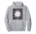 Baseball Brother Cracked Wall Family Hoodie - Streetwear Style Unisex - T-Shirt, Sweatshirt, Hoodie
