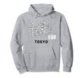 Tokyo City Japan Tokyo Underground Hoodie - Minimalist Print Men Women - T-Shirt, Sweatshirt, Hoodie