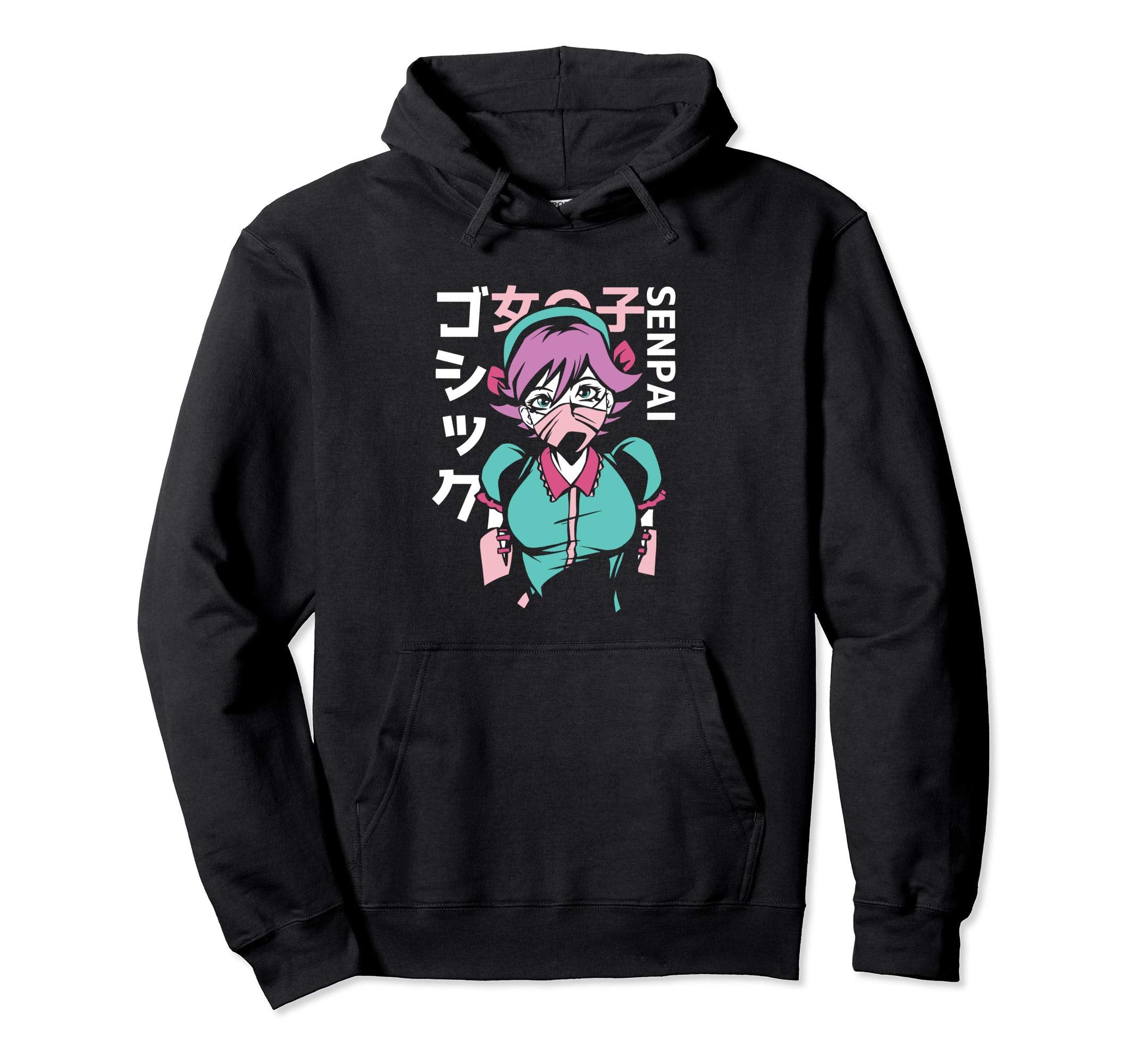 Japanse Anime Senpai Hoodie - Streetwear Style for Adults - T-Shirt, Sweatshirt, Hoodie