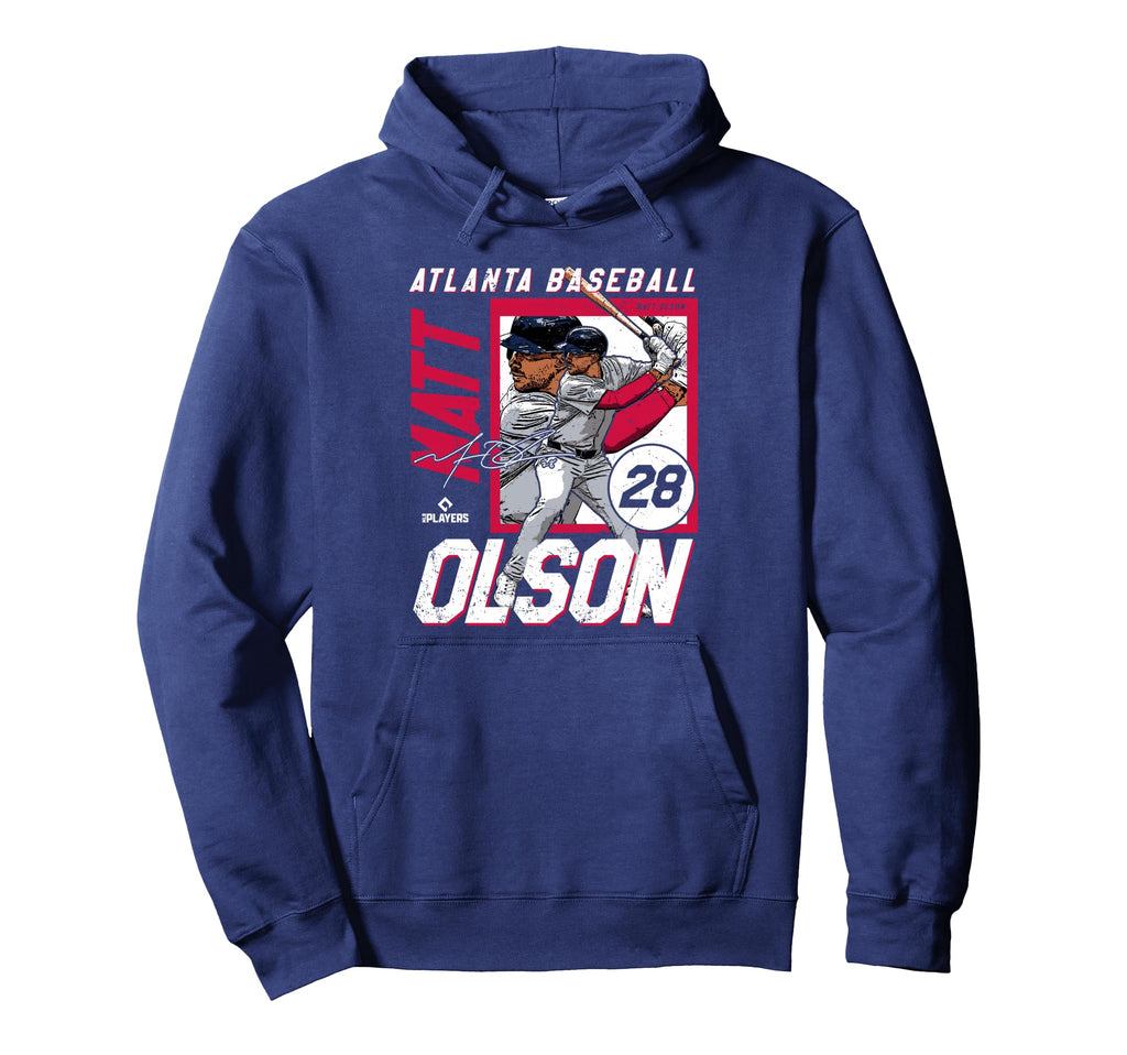 Matt Olson Atlanta Mlb Baseball Hoodie - Fun Novelty Design Men Women - T-Shirt, Sweatshirt, Hoodie