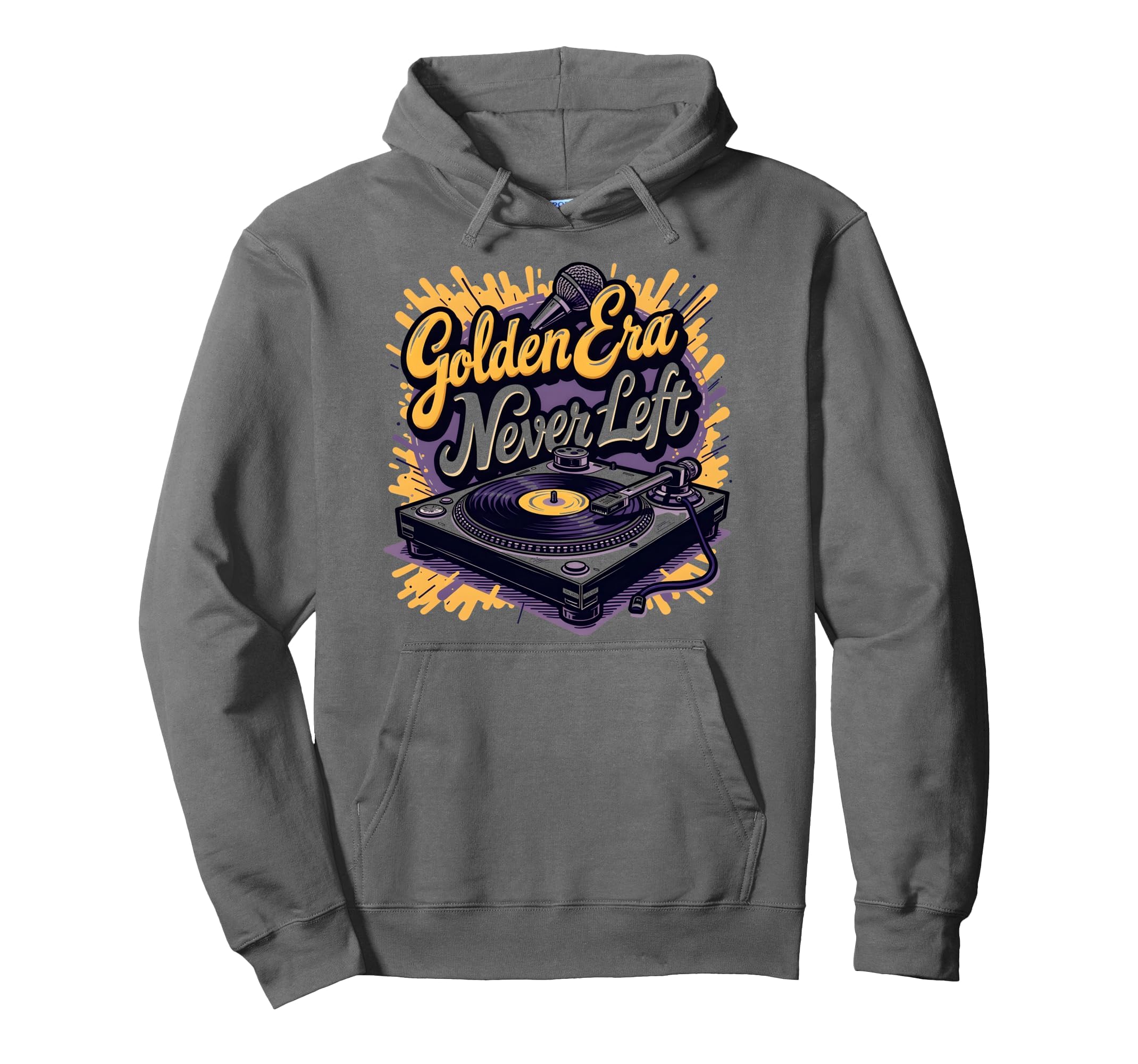 Golden Era 90S Never Left Hip Hop Hoodie - Aesthetic Graphic for Adults - T-Shirt, Sweatshirt, Hoodie