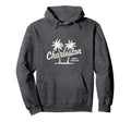 Charleston South Carolina 70S Palm Hoodie - Novelty Apparel for Adults - T-Shirt, Sweatshirt, Hoodie