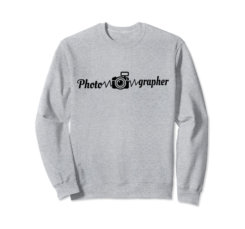 Photographer Heartbeat Photography Sweatshirt - Graphic Print for Adults - T-Shirt, Sweatshirt, Hoodie