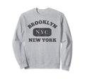 Brooklyn New York Nyc Gym Distressed Sweatshirt - Minimalist Print Unisex - T-Shirt, Sweatshirt, Hoodie