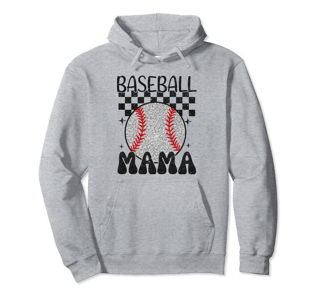 Baseball Mama Mothers Day Baseball Mom Hoodie - Unique Graphic for Adults - T-Shirt, Sweatshirt, Hoodie