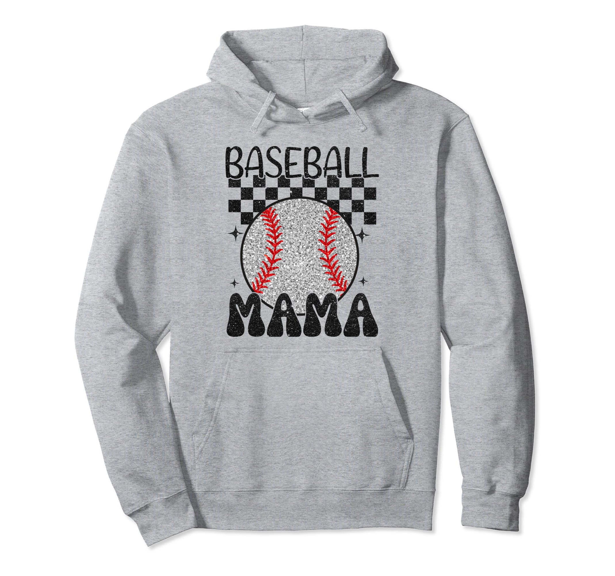 Baseball Mama Mothers Day Baseball Mom Hoodie - Unique Graphic for Adults - T-Shirt, Sweatshirt, Hoodie
