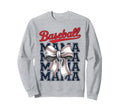 Baseball Mama Coquette Bow Game Day Sweatshirt - Trendy Graphic for Adults - T-Shirt, Sweatshirt, Hoodie