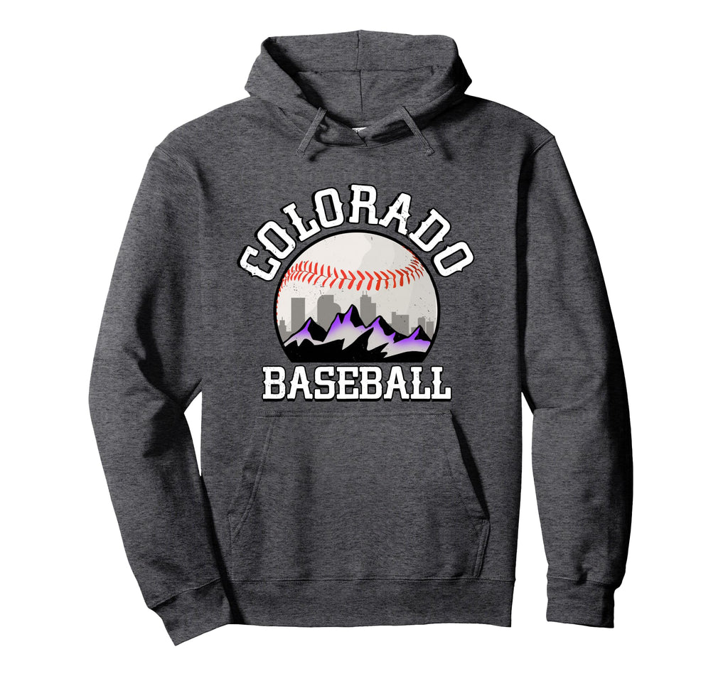 Colorado Baseball Rocky Mountain Team Hoodie - Unique Graphic Unisex - T-Shirt, Sweatshirt, Hoodie