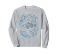 90S Fisherman Aesthetic Fish Sweatshirt - Fun Novelty Design Men Women - T-Shirt, Sweatshirt, Hoodie