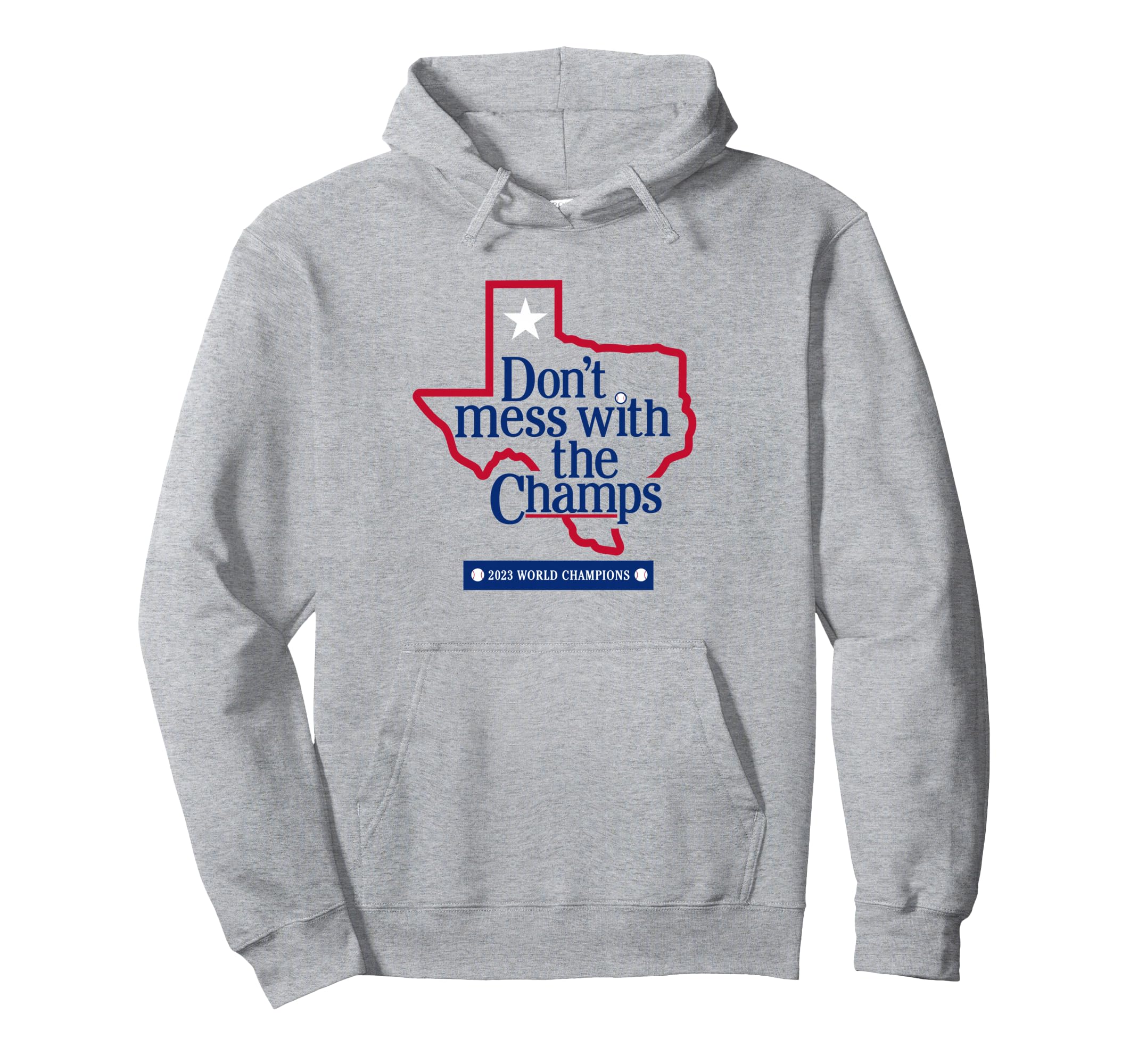 Dont Mess Champs Texas Baseball Hoodie - Aesthetic Graphic Unisex - T-Shirt, Sweatshirt, Hoodie