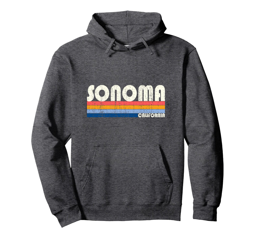 70S 80S Sonoma Ca Hoodie - Trendy Graphic for Adults - T-Shirt, Sweatshirt, Hoodie
