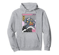 Kraken Eating Ramen Kanagawa Wave Hoodie - Streetwear Style Men Women - T-Shirt, Sweatshirt, Hoodie