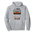 I Love Old School Hip Hop Music 80S 90S Hoodie - Trendy Graphic Unisex - T-Shirt, Sweatshirt, Hoodie