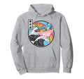 Digital Ramen Bowl Kanagawa Wave Japan Hoodie - Minimalist Print Unisex - T-Shirt, Sweatshirt, Hoodie